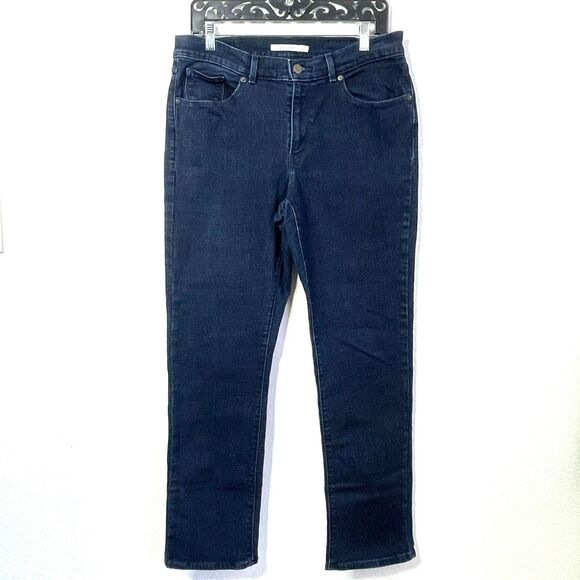 Levi's Jeans Women's Classic Straight Blue Size 10 Stretch Denim Normcore Basics - Picture 3 of 12